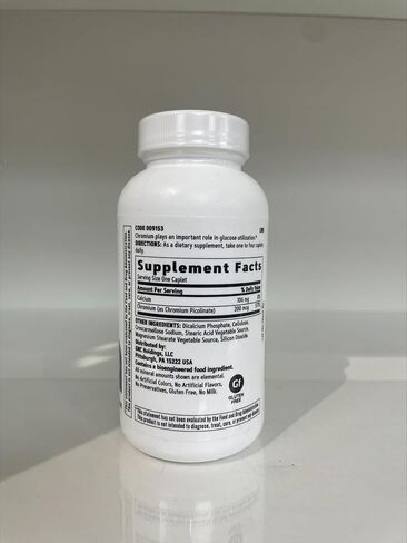 GNC Chromium Picolinate 200mcg | 180 Count in Kuwait