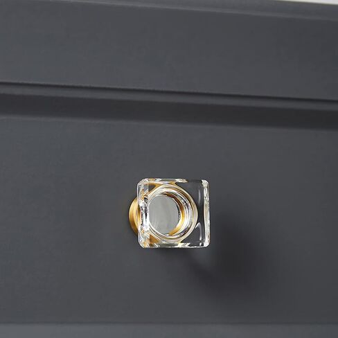 Furniture Handles,Cupboard Dresser Drawer Pull Handles with Screws,TransparentB(Transparent) in Kuwait