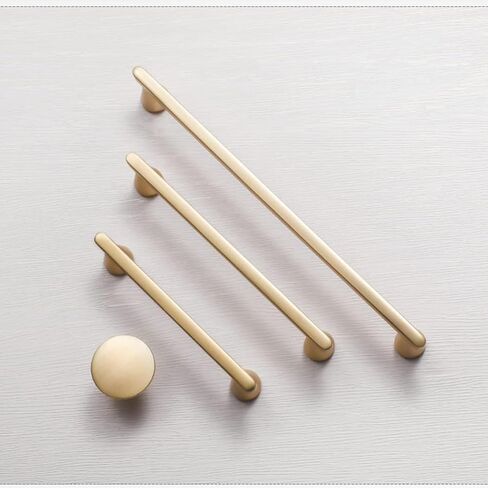 Cabinet Pulls 2Pcs Gold Zinc Alloy Cabinet Drawer Pulls with Screws for Kitchen Bedroom Bathroom Cupboard in Kuwait