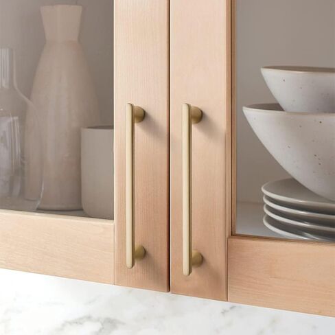 Cabinet Pulls 2Pcs Gold Zinc Alloy Cabinet Drawer Pulls with Screws for Kitchen Bedroom Bathroom Cupboard in Kuwait