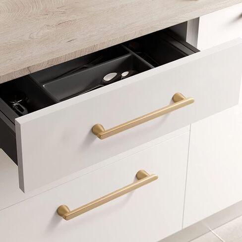 Cabinet Pulls 2Pcs Gold Zinc Alloy Cabinet Drawer Pulls with Screws for Kitchen Bedroom Bathroom Cupboard in Kuwait