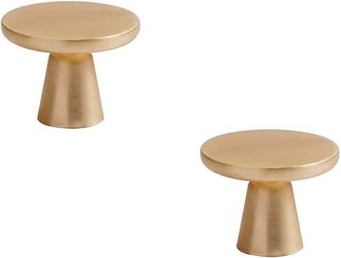 Cabinet Pulls 2Pcs Gold Zinc Alloy Cabinet Drawer Pulls with Screws for Kitchen Bedroom Bathroom Cupboard in Kuwait
