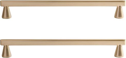 Cabinet Pulls 2Pcs Gold Zinc Alloy Cabinet Drawer Pulls with Screws for Kitchen Bedroom Bathroom Cupboard in Kuwait