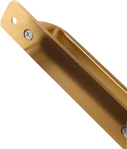 Cabinet Pulls 2Pcs Gold Barn Door Pulls,128mm Hole Distance Surface Mount Cabinet Drawer Handles in Kuwait