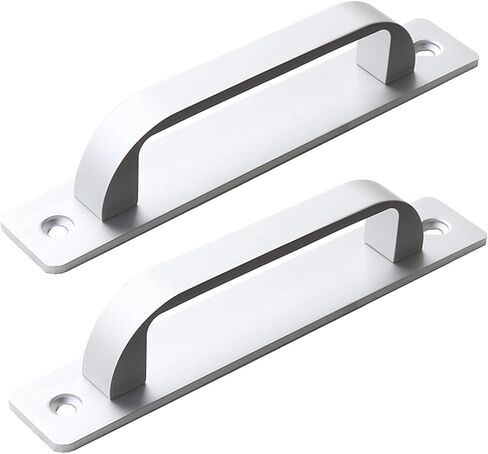 Cabinet Pulls 2Pcs Gold Barn Door Pulls,128mm Hole Distance Surface Mount Cabinet Drawer Handles in Saudi Arabia
