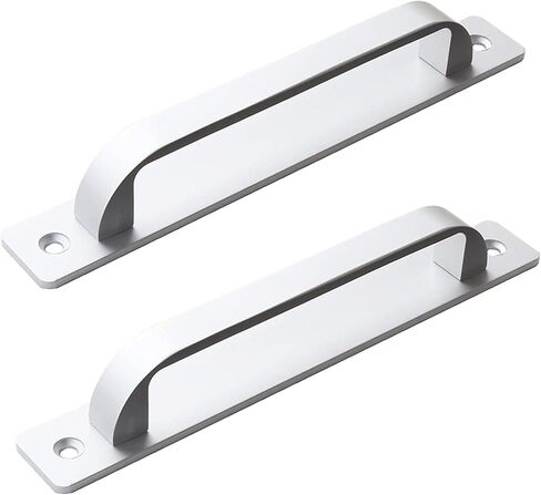 Cabinet Pulls 2Pcs Gold Barn Door Pulls,128mm Hole Distance Surface Mount Cabinet Drawer Handles in Kuwait