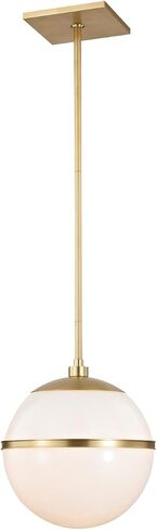 Crystorama Brian Patrick Flynn Truax 1 Light Aged Brass Mini Pendant in Kuwait