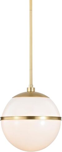 Crystorama Brian Patrick Flynn Truax 1 Light Aged Brass Mini Pendant in Kuwait