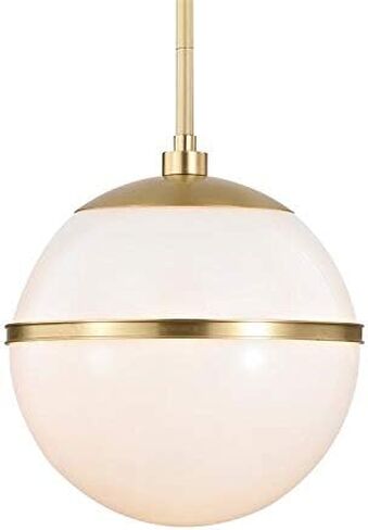 Crystorama Brian Patrick Flynn Truax 1 Light Aged Brass Mini Pendant in Kuwait