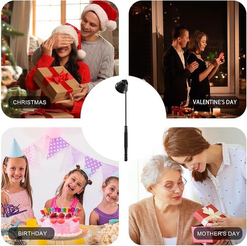 Candle Snuffer, Candle Snuffers Wick Snuffer, Candle Accessory, Extinguish Candle Flame Safely with Long Handle Putting Out Fire, Candle Extinguisher Tool (Black) in Saudi Arabia