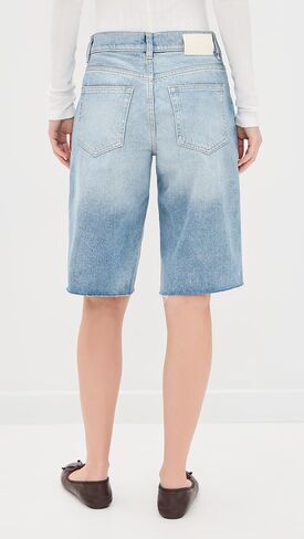 DL1961 Women's Abby Relaxed Low Rise Denim Shorts in Kuwait