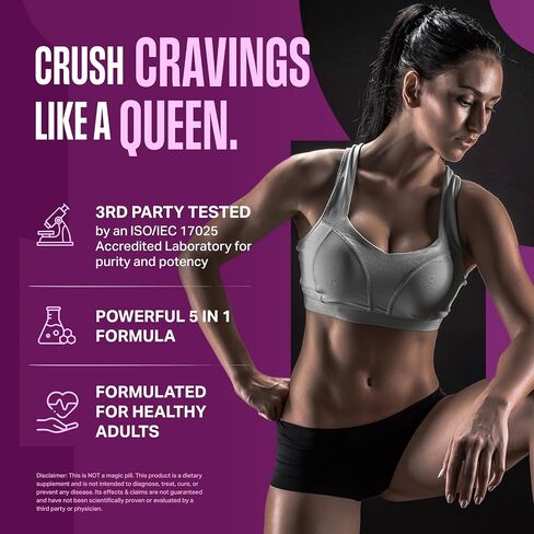 GLP-1 Weight Loss for Her | Supports Healthy Pathways Associated with GLP-1 Activity - Promotes Weight Loss for Women, Helps Appetite Control & Promotes Energy - 3rd Party Tested Supplement - 60 Pills in Saudi Arabia
