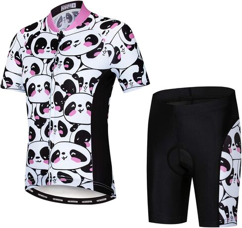 Weimostar Children Boys' Girls' Cycling Jersey Set Short Sleeve 3D Padded Shorts Breathable in Kuwait