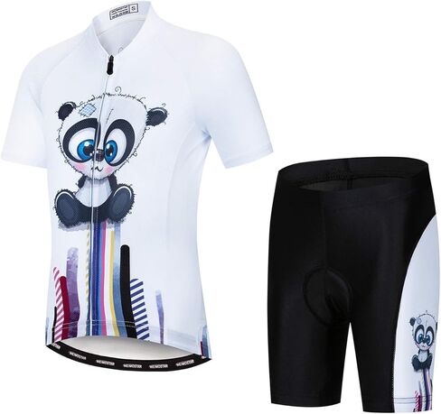 Weimostar Children Boys' Girls' Cycling Jersey Set Short Sleeve 3D Padded Shorts Breathable in Kuwait