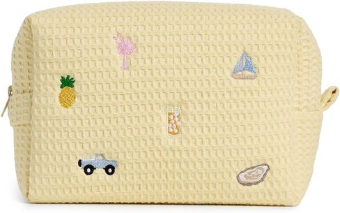 Women's Charleston Icons Pouch, Yellow, One Size in Saudi Arabia