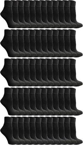 Yacht & Smith Mens & Womens Ankle Wholesale Bulk Pack Athletic Sports Socks in Kuwait