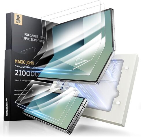 MAGIC JOHN 3rd Gen Upgraded for iPhone 13/13Pro/14 Screen Protector 6.1 Inch,HD Clear,Shatterproof Tempered Film,Auto Dust-Elimination,Bubble Free,Easy Installation,1 Pack in Saudi Arabia