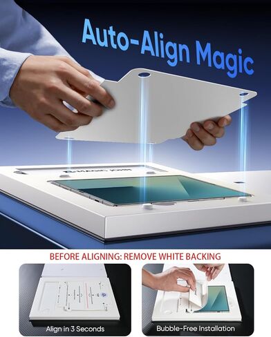 MAGIC JOHN 3rd Gen Upgraded for iPhone 13/13Pro/14 Screen Protector 6.1 Inch,HD Clear,Shatterproof Tempered Film,Auto Dust-Elimination,Bubble Free,Easy Installation,1 Pack in Saudi Arabia