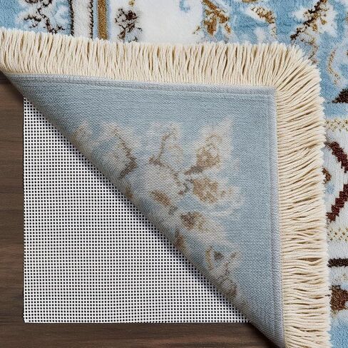 Strong Rug Pad Gripper, 5X Non-Slip Power, Grips Help Keep Area Rugs Safe and in Place, Slip and Skid Resistant Pads for Hard Floors, Under Carpet Mat Cushion and Hardwood Protection 2x3 FT in Saudi Arabia
