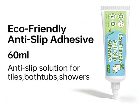 Anti-Slip Glue for Socks – 120ml Transparent Grip Liquid for Bath Mats, Rugs, Carpets, Blankets, and Slippers – Washable, Eco-Friendly, No Latex, Mess-Free with Precision Tip Applicator in Saudi Arabia