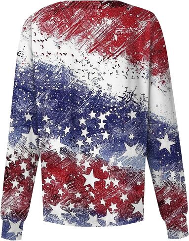 250 Anniversary USA Patriotic Women's Scrub Jacket Flag Print Long Sleeve Button-Up Nurse Uniforms with Pockets in Saudi Arabia