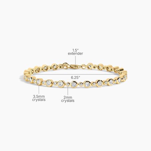Electric Picks Trust Fund Bracelet for Women, 14k Gold Plated Logo Charm Chain Bracelet, Adjustable 6"–7.5", Stackable Statement Jewelry, Chic Gold Bracelet Gift in Saudi Arabia