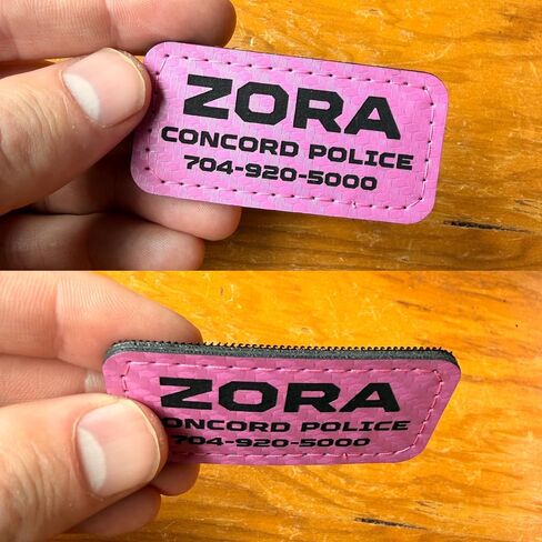 Custom Name Patch for Dog Cat or Person, for Harness or Collar or Backpack or Hat, Reflective Option, Personalized, Multiple Colors, Durable & Easy to Attach in Saudi Arabia