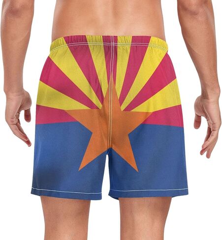 Patriot Flag Swim Trunks for Men Casual Shorts Swimwear Summer Beach Wear in Saudi Arabia