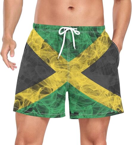 Patriot Flag Swim Trunks for Men Casual Shorts Swimwear Summer Beach Wear in Saudi Arabia