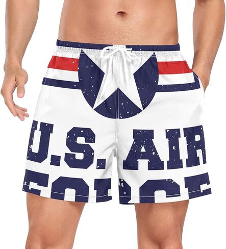 Patriot Flag Swim Trunks for Men Casual Shorts Swimwear Summer Beach Wear in Saudi Arabia