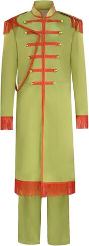 Adult Mens Womens 60's British Rock Band Musician Costume with Jackets and Pants in Kuwait