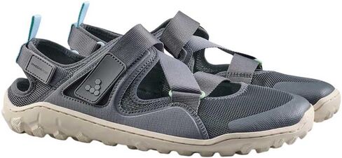 Vivobarefoot Womens Tracker Strappy Casual Sandals Casual - Grey in Kuwait