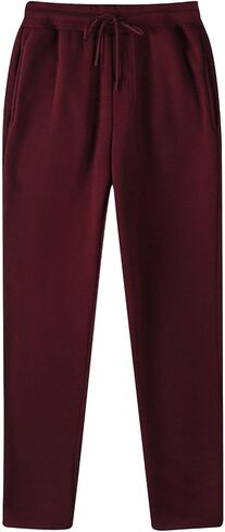 Mens Sweatpants with Pockets Drawstring Elastic Waist Straight Leg Sweat Pants Baggy Casual Athletic Workout Joggers in Saudi Arabia
