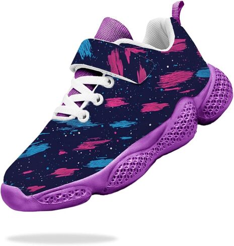 Boys' & Girls' Athletic Shoes — Low-Top Wide-Fit Hiking Shoes — Footwear for Outdoor Mountaineering Hiking, Running and School in Kuwait