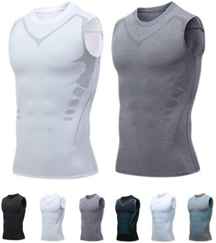 North Alpine Compression Vest, Compression Shirt Men, Version Sleeveless Vest, for Gym, Running in Saudi Arabia