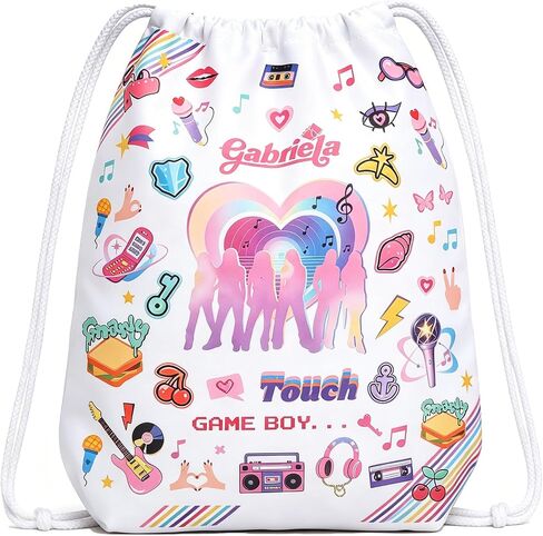 AICase for Katseye Merch Gifts Stuff مستوحاة من حقيبة الرباط حقيبة الظهر الرياضية وصالة الألعاب الرياضية Sackpack ملصق حمل حقيبة قميص ألبوم الصور الفوتوغرافية حقيبة سلسلة مقاومة للماء للنساء والرجال زينة عيد الميلاد in Kuwait