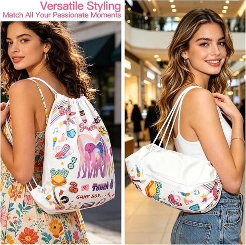 AICase for Katseye Merch Gifts Stuff مستوحاة من حقيبة الرباط حقيبة الظهر الرياضية وصالة الألعاب الرياضية Sackpack ملصق حمل حقيبة قميص ألبوم الصور الفوتوغرافية حقيبة سلسلة مقاومة للماء للنساء والرجال زينة عيد الميلاد in Kuwait