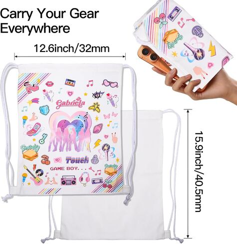AICase for Katseye Merch Gifts Stuff مستوحاة من حقيبة الرباط حقيبة الظهر الرياضية وصالة الألعاب الرياضية Sackpack ملصق حمل حقيبة قميص ألبوم الصور الفوتوغرافية حقيبة سلسلة مقاومة للماء للنساء والرجال زينة عيد الميلاد in Kuwait
