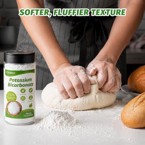 Potassium Bicarbonate 11oz, 100% Pure Food Grade Potassium Powder | Potassium Carbonate for Baking, Plants, Cakes, Cookies, Wine Making & Leavening Agent in Saudi Arabia