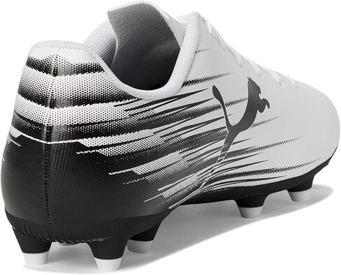 حذاء ATTACANTO Firm للرجال من Puma، حذاء كرة قدم للأرضيات الصناعية، Puma White-Puma Black، 8 in Kuwait