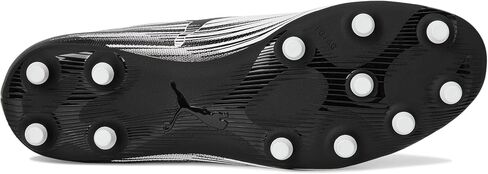 حذاء ATTACANTO Firm للرجال من Puma، حذاء كرة قدم للأرضيات الصناعية، Puma White-Puma Black، 8.5 in Kuwait