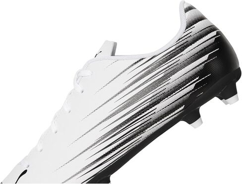 حذاء ATTACANTO Firm للرجال من Puma، حذاء كرة قدم للأرضيات الصناعية، Puma White-Puma Black، 8.5 in Kuwait