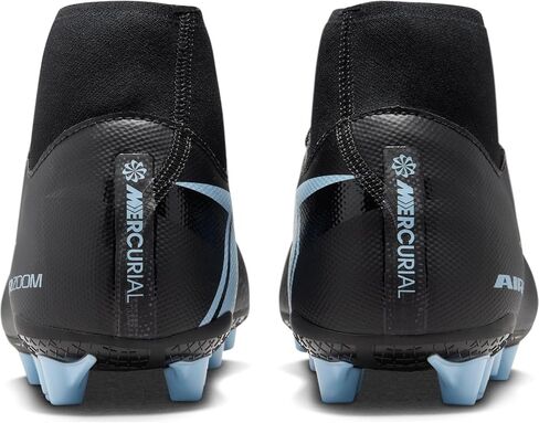 Nike Mercurial Superfly 10 Academy Artificial-Grass High-Top Soccer Cleats (Black/Ice Blue) Size in Kuwait
