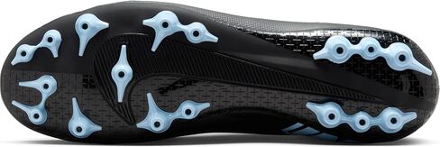 Nike Mercurial Superfly 10 Academy Artificial-Grass High-Top Soccer Cleats (Black/Ice Blue) Size in Kuwait