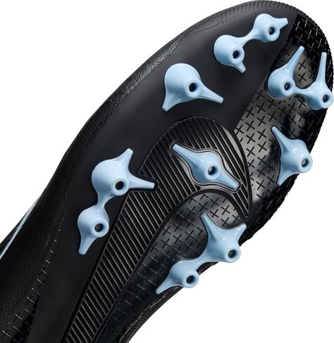 Nike Mercurial Superfly 10 Academy Artificial-Grass High-Top Soccer Cleats (Black/Ice Blue) Size in Kuwait