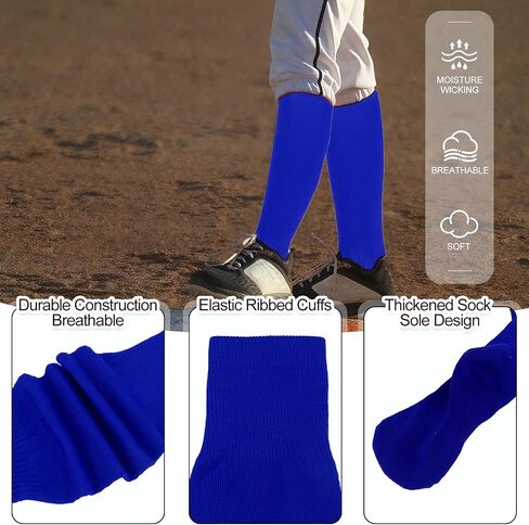 Baseball Socks and Belt Combo Set Elastic Softball Socks and Belt for Youth and Adult in Saudi Arabia