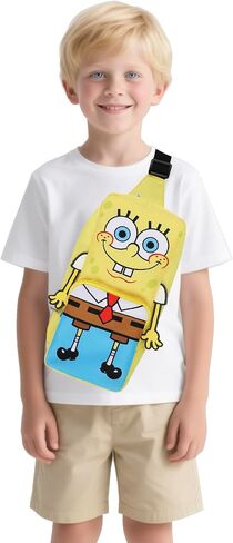 Spongebob Squarepants Character Crossbody Sling Bag With Adjustable Strap in Kuwait