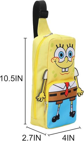 Spongebob Squarepants Character Crossbody Sling Bag With Adjustable Strap in Kuwait