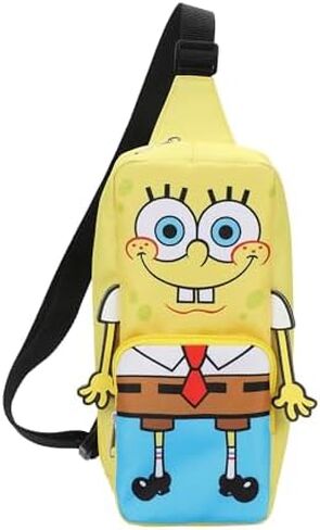 Spongebob Squarepants Character Crossbody Sling Bag With Adjustable Strap in Kuwait