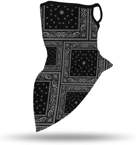 Face Mask Neck Gaiter Shield Scarf Bandana Face Mask Seamless UV Protection and Windproof Hanging Ears Face Mask for Men Women Motorcycle Cycling Riding Skiing Party（Broken flower-4） in Saudi Arabia